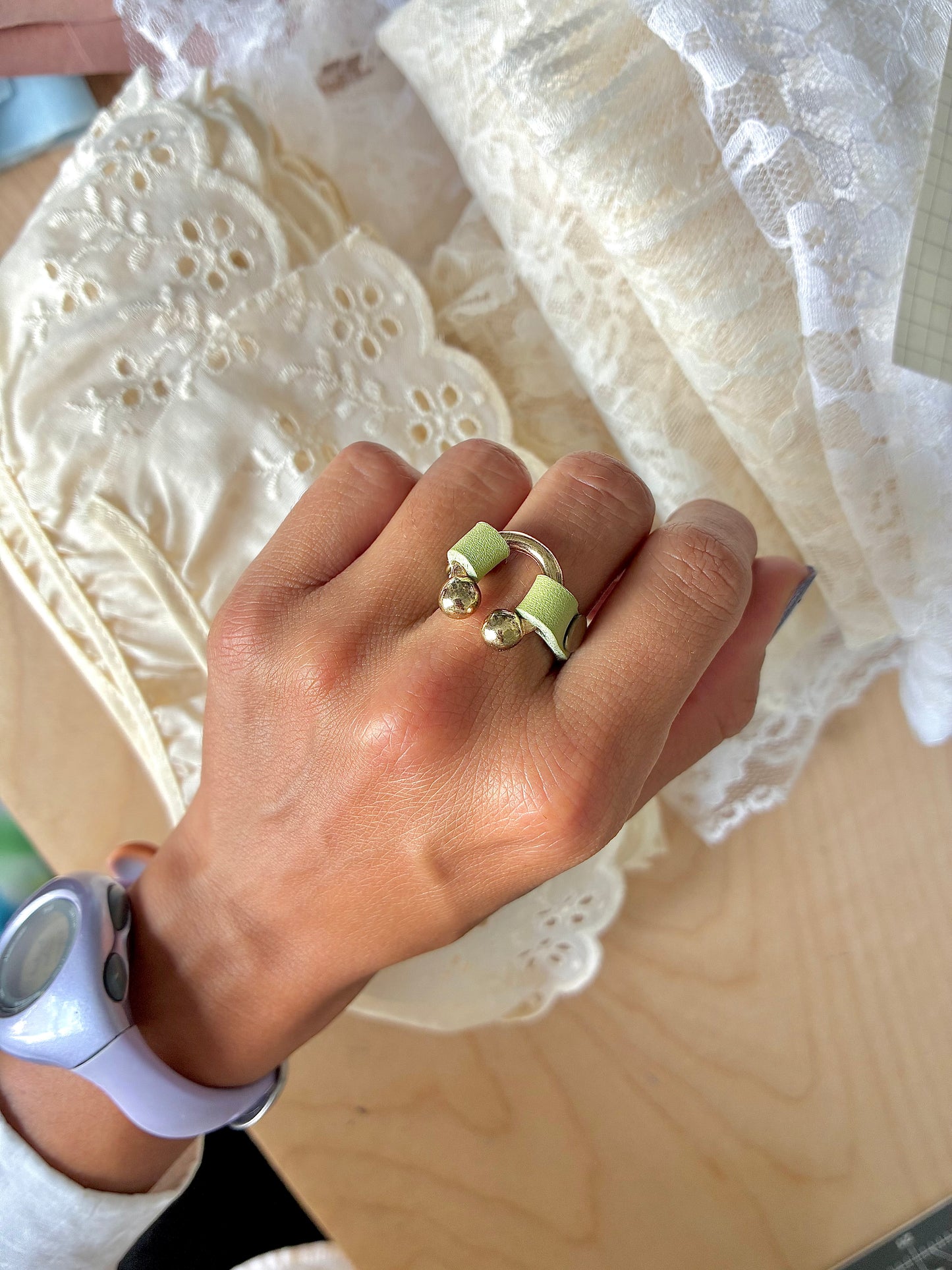 Choker Ring Pistachio