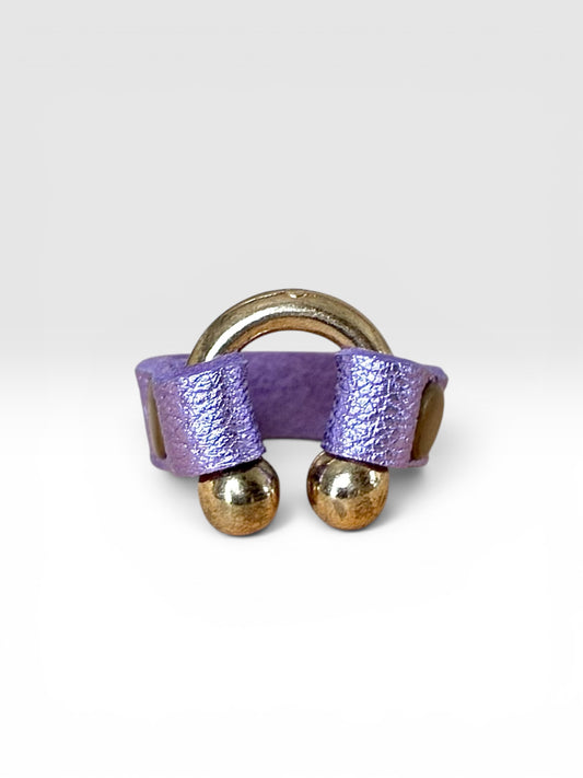 Choker Ring Electric Mauve