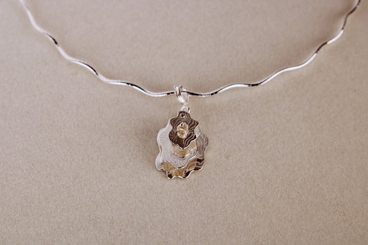 Petal Vase Pendant Necklace