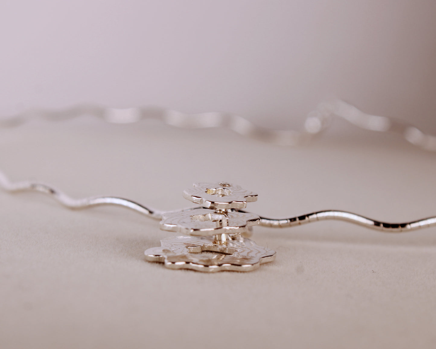 Petal Vase Pendant Necklace