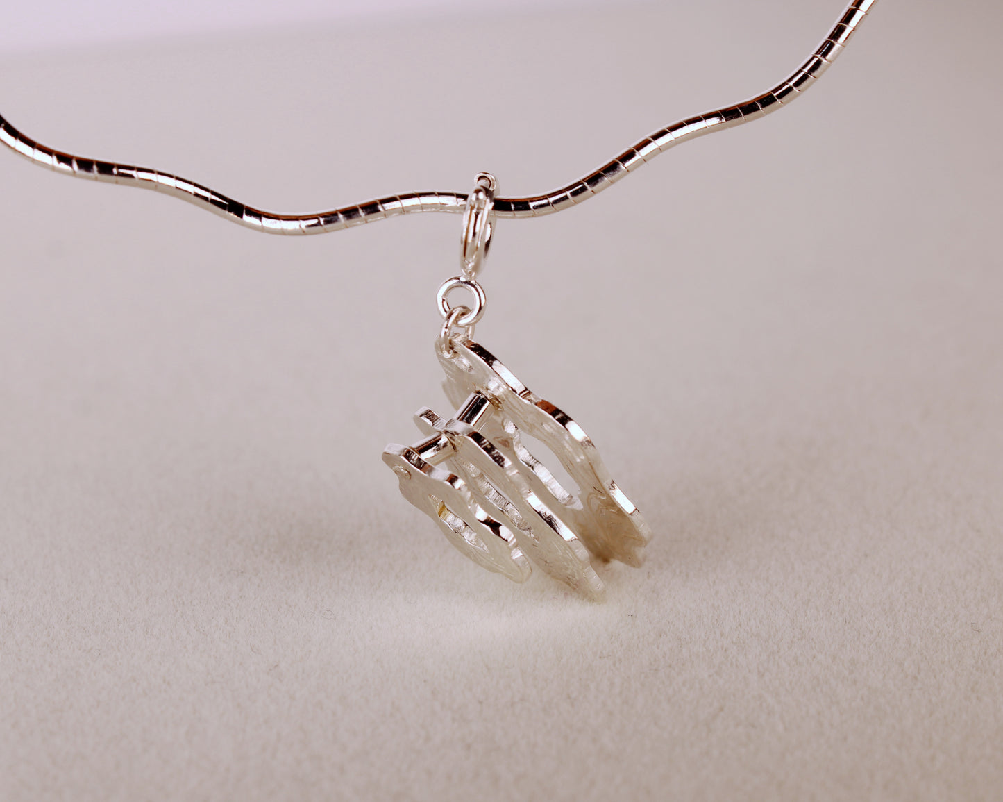 Petal Vase Pendant Necklace