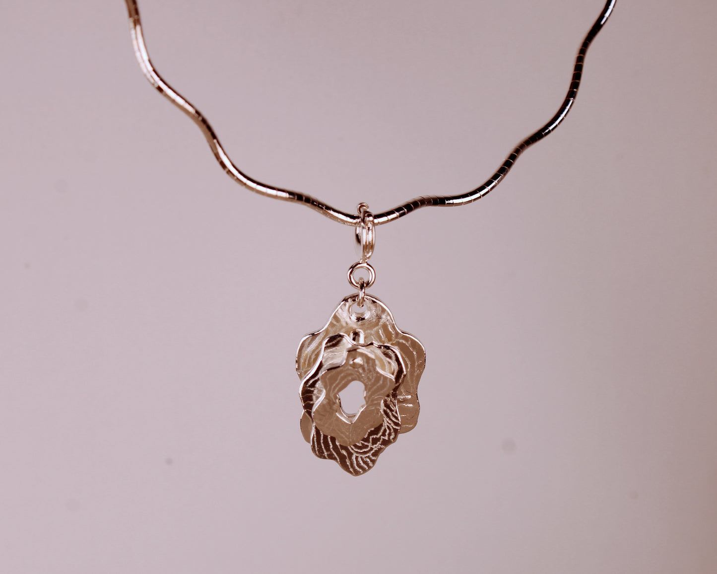 Petal Vase Pendant Necklace