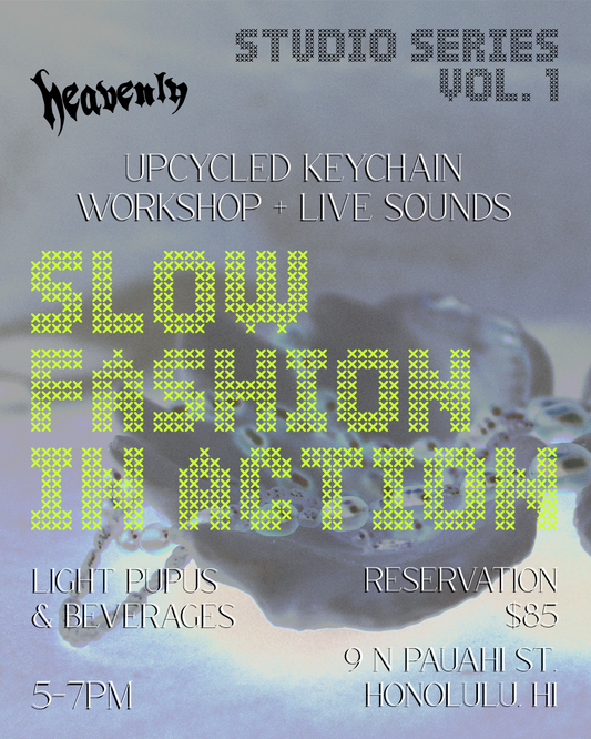 Slow Fashion in Action: Studio Series Vol. 1 Upcycled Keychain Studio Experience